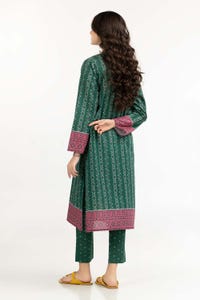 UAE -2PC Digital Printed Separates Cambric Kurta Trousers IPS-22-156 A