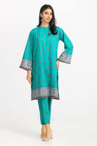 UAE -Digital Printed Cambric Kurti With Trouser IPS-22-157