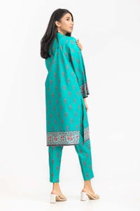 UAE -Digital Printed Cambric Kurti With Trouser IPS-22-157