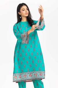 UAE -Digital Printed Cambric Kurti With Trouser IPS-22-157