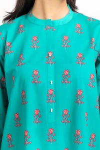 UAE -Digital Printed Cambric Kurti With Trouser IPS-22-157