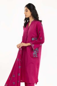 UAE -3PC Cambric Embroidered Suit IPS-22-166