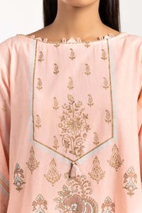 UAE -Screen Printed Cambric Shirt Yarn Dyed Dupatta IPS-22-23 2PC