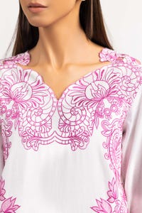 UAE -Embroidered Cambric Shirt With Pants IPS-22-33 2PC