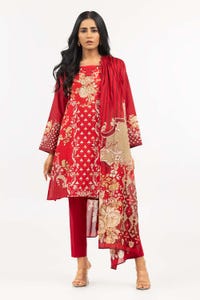 UAE -Digital Print Cambric Suit IPS-22-56 A DP