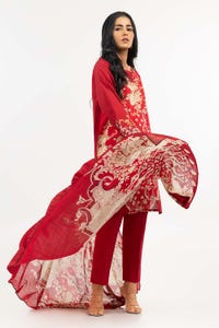 UAE -Digital Print Cambric Suit IPS-22-56 A DP