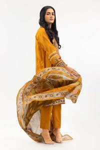 UAE -Digital Print Cambric Embelished Suit IPS-22-58 A DP