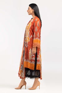 UAE -Digital Printed Cambric Embroidered Shirt Lawn Dupatta IPS-22-60 2PC