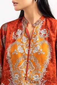 UAE -Digital Printed Cambric Embroidered Shirt Lawn Dupatta IPS-22-60 2PC