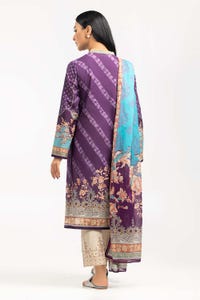 UAE -Digital Printed Cambric Embroidered Shirt Lawn Dupatta IPS-22-62 2PC