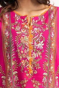 UAE -2PC Printed Cambric Shirt With Dupatta IPS-23-06