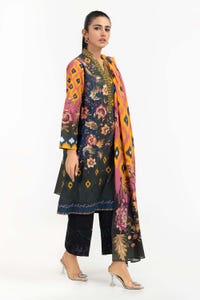 UAE -2PC Printed Cambric Shirt With Dupatta IPS-23-09