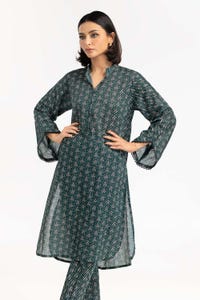 UAE -2PC Printed Cambric Shirt with Trouser IPS-23-106