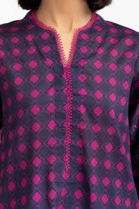 UAE -2PC Printed Cambric Shirt With Trouser IPS-23-107