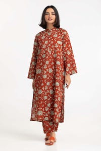 UAE -2PC Printed Cambric Shirt with Trouser IPS-23-109