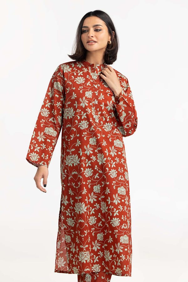 UAE -2PC Printed Cambric Shirt with Trouser IPS-23-109