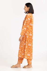 UAE -2PC Printed Cambric Shirt with Trouser IPS-23-110