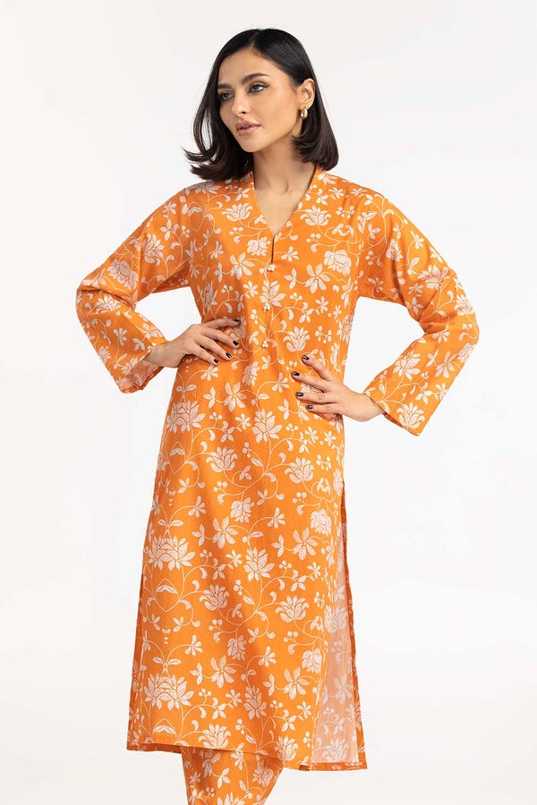 UAE -2PC Printed Cambric Shirt with Trouser IPS-23-110