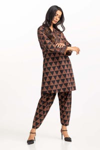 UAE -2PC Printed Cambric Shirt With Trouser IPS-23-115