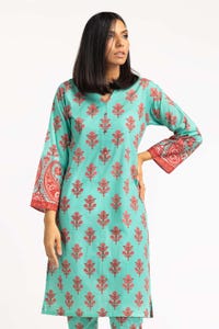 UAE -2PC Digital Printed Cambric Shirt with Trouser IPS-23-116