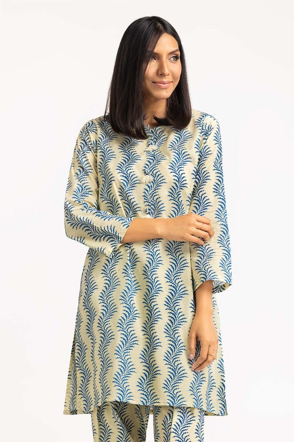 UAE -2PC Printed Cambric Shirt With Shalwar IPS-23-126