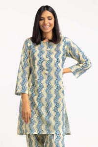 UAE -2PC Printed Cambric Shirt With Shalwar IPS-23-126