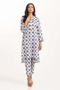 UAE -2PC Printed Cambric Shirt with Trouser IPS-23-127