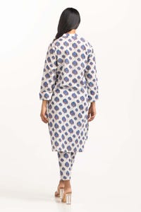 UAE -2PC Printed Cambric Shirt with Trouser IPS-23-127