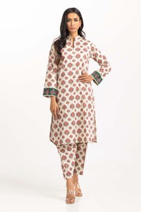 UAE -2PC Printed Cambric Shirt With Shalwar IPS-23-128