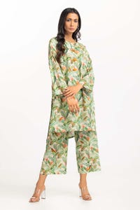 UAE -2PC Printed Cambric Shirt With Trouser IPS-23-129
