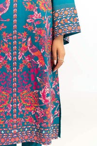 UAE -2PC Cambric Screen Print Shirt With Trouser IPS-23-12