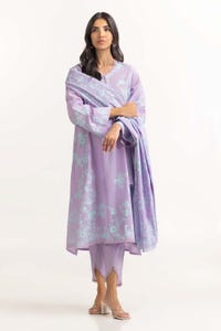 UAE -Dyed Cambric Screen Printed Suit IPS-23-152