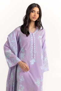 UAE -Dyed Cambric Screen Printed Suit IPS-23-152