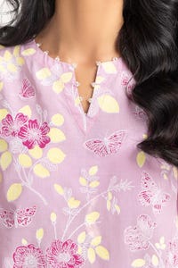 UAE -2 PC Screen Printed Shirt With Trouser IPS-23-17