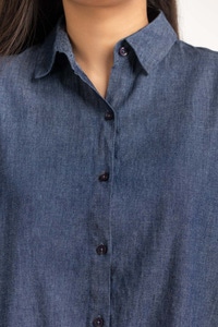 UAE -Dyed Denim Shirt With Trouser Ips-23-234