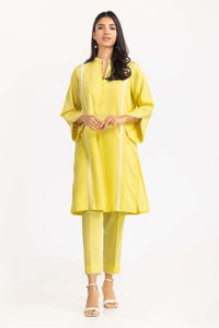 UAE -2PC Cambric Embellished Shirt with Trouser IPS-23-28
