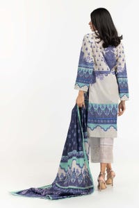 UAE -2PC Digital Printed Cambric Shirt With Dupatta IPS-23-38