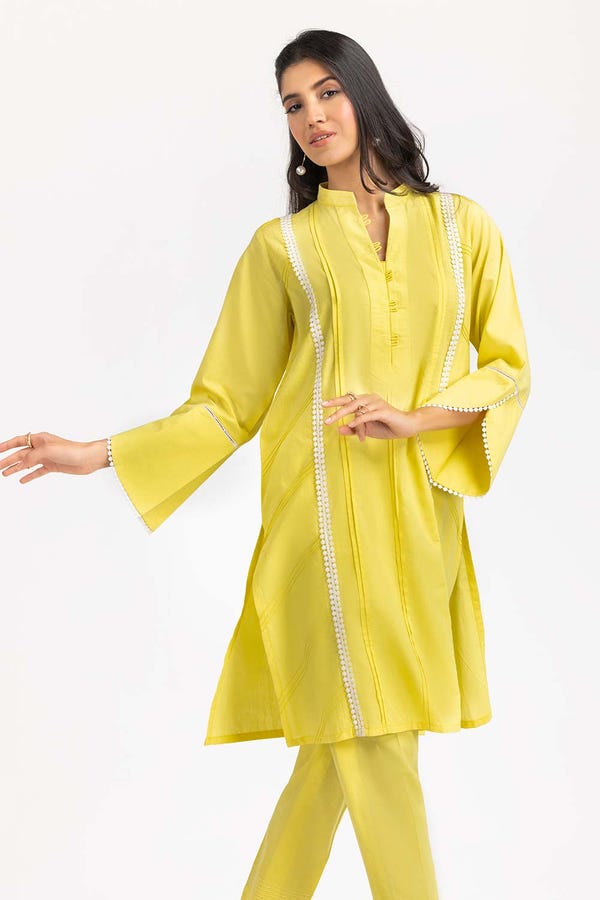 UAE -2PC Cambric Embellished Shirt with Trouser IPS-23-28