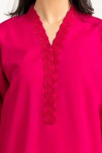 UAE -2PC Cambric Embellished Shirt with Trouser IPS-23-30