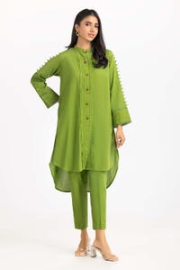 UAE -2PC Cambric Embellished Shirt with Trouser IPS-23-34