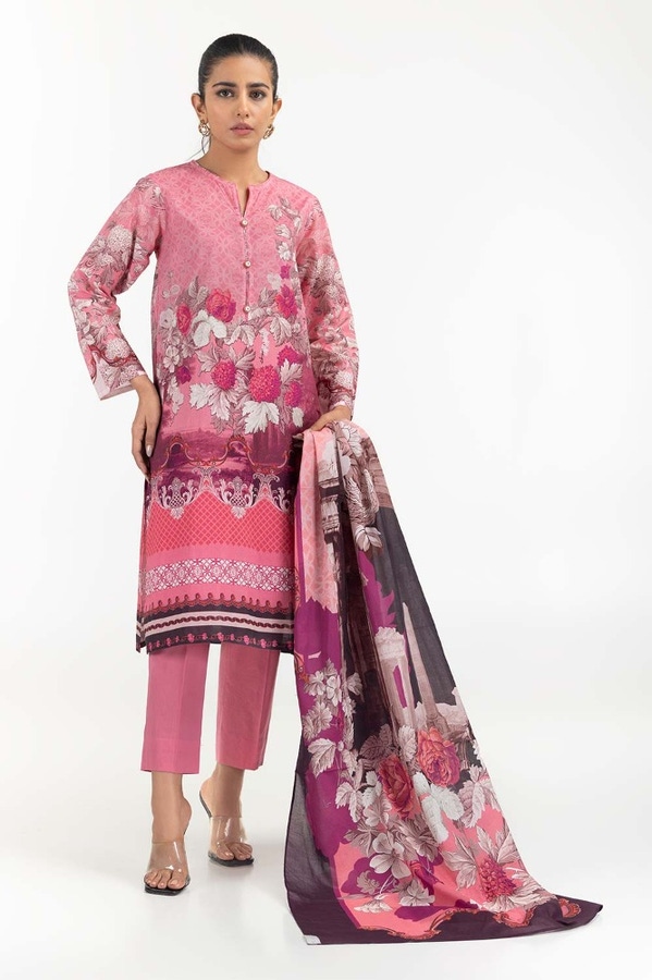 UAE -Digital Printed Cambric Suit IPS-23-37