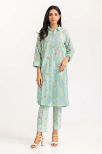 UAE -2PC Printed Cambric Shirt With Trouser IPS-23-41