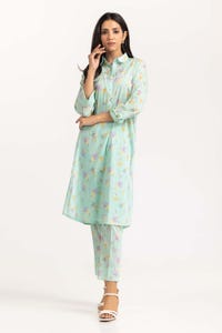 UAE -2PC Printed Cambric Shirt With Trouser IPS-23-41