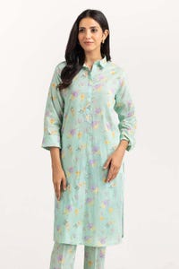UAE -2PC Printed Cambric Shirt With Trouser IPS-23-41