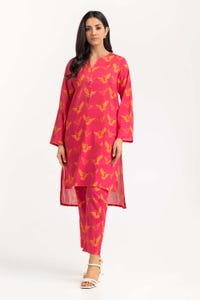 UAE -2PC Printed Cambric Shirt With Trouser IPS-23-43