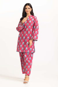 UAE -2PC Printed Cambric Shirt With Shalwar IPS-23-54