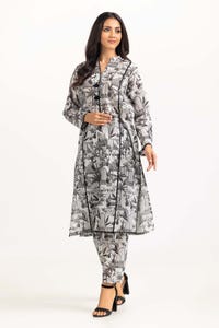 UAE -2 PC Digital Printed Cambric Shirt With Shalwar IPS-23-56