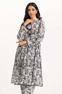 UAE -2 PC Digital Printed Cambric Shirt With Shalwar IPS-23-56