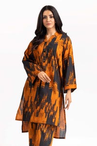 UAE -2 PC Digital Printed Cambric Shirt With Trouser IPS-23-57