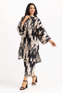 UAE -2 PC Digital Printed Cambric Shirt With Trouser IPS-23-58